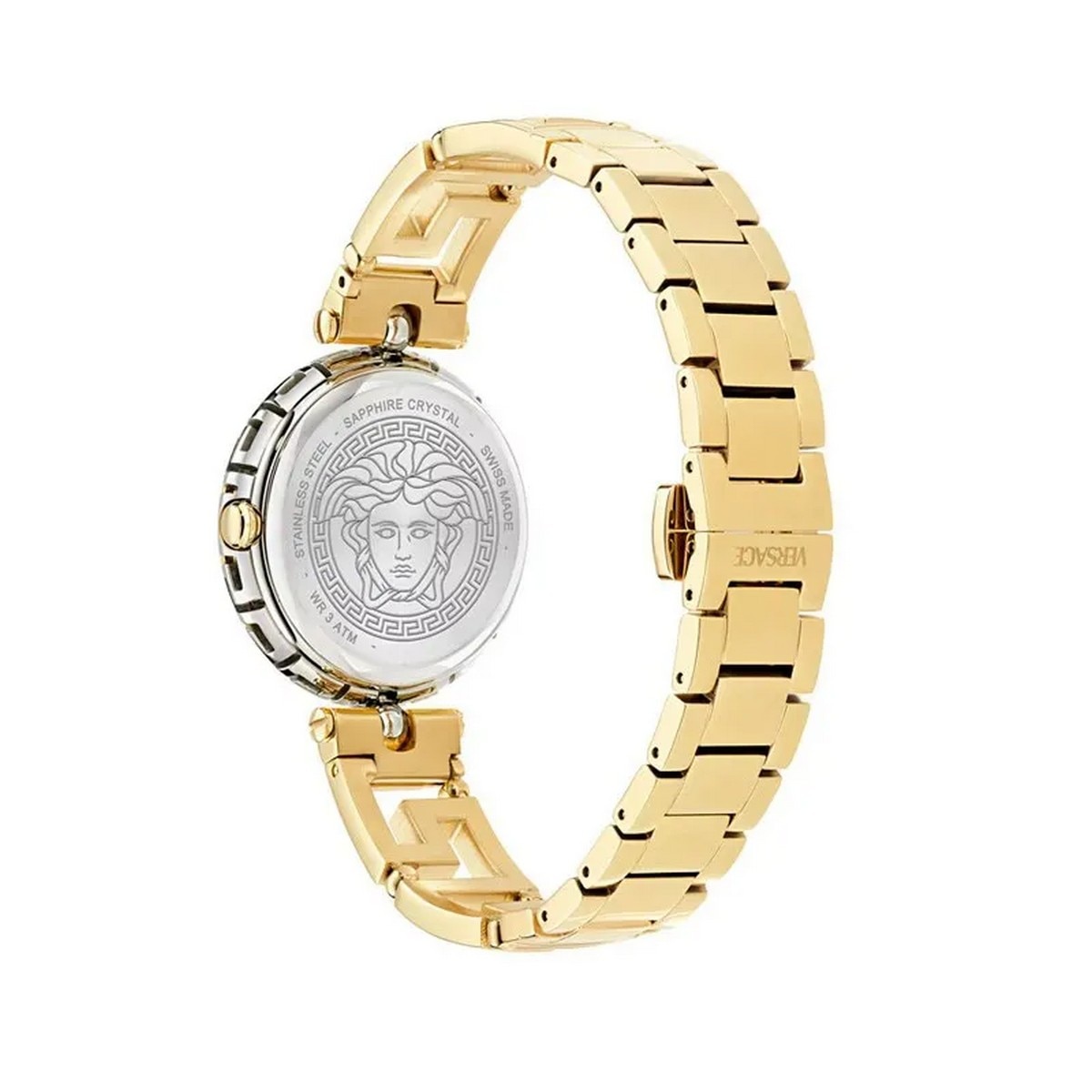 Relógio Medusa VE0B00325 de Aço e Bracelete Dourada 2