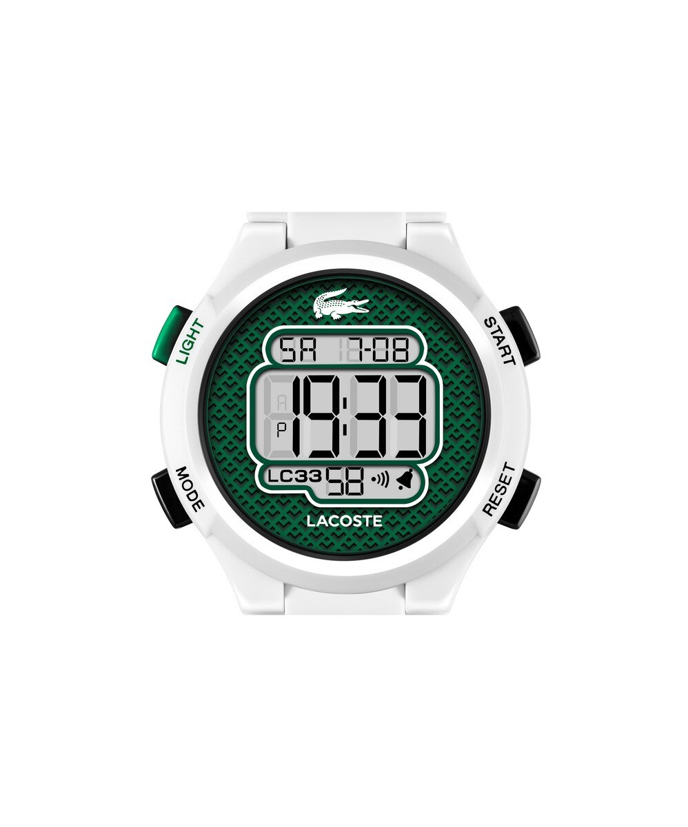 Relógio Infantil LC33 de Silicone - Branco Verde-2