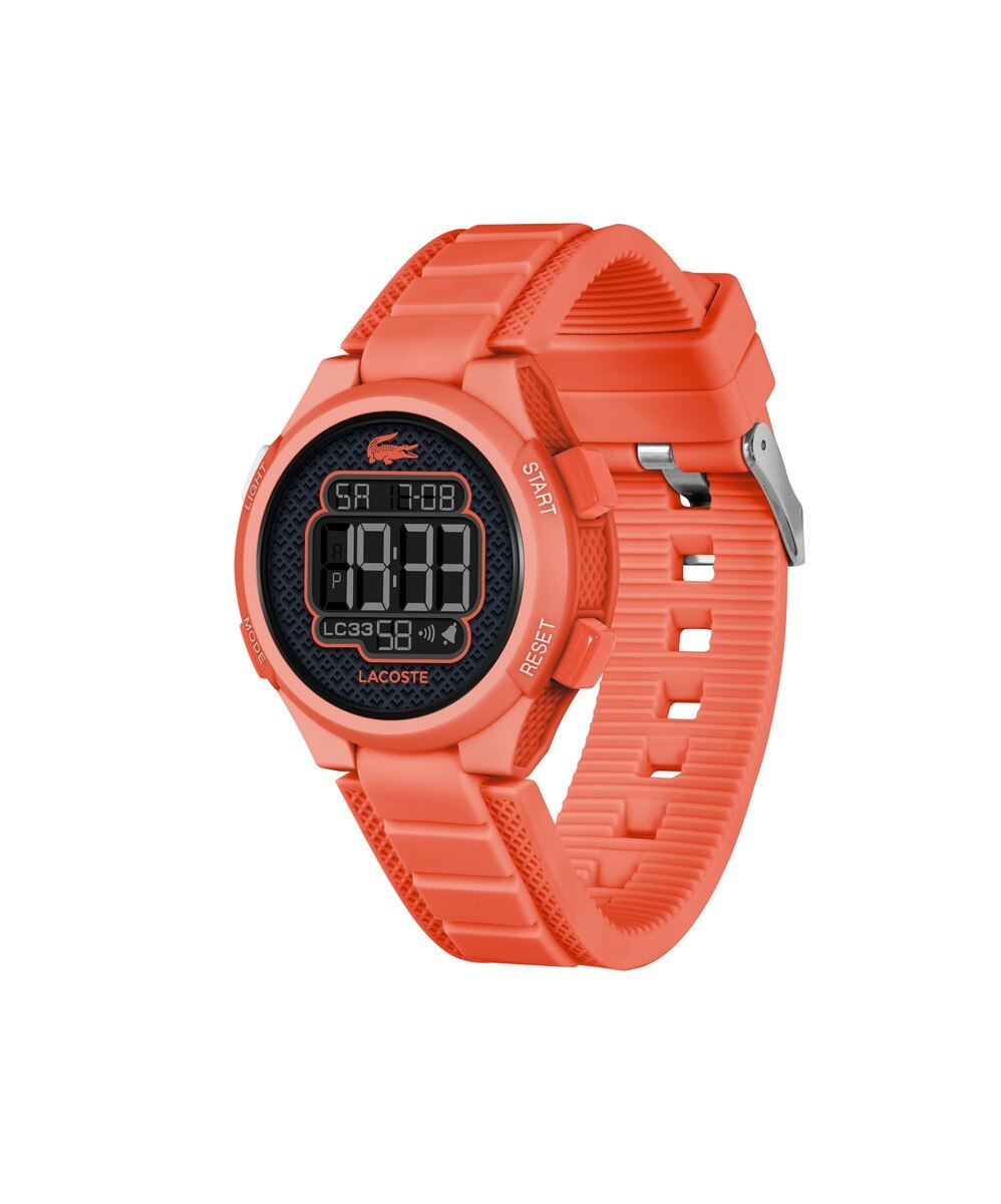Relógio Infantil LC33 de Silicone - Rosa Preto-2