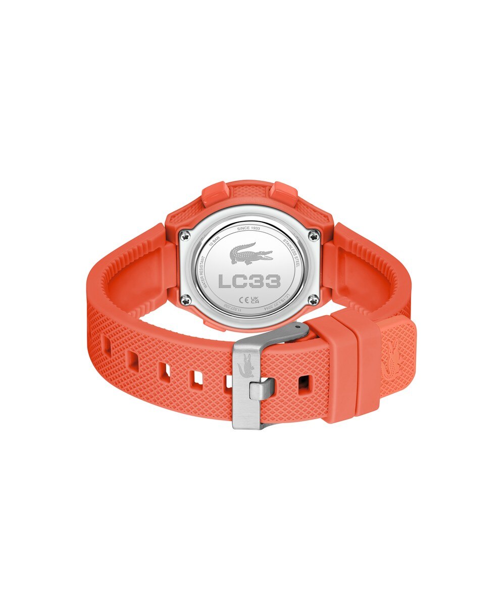 Relógio Infantil LC33 de Silicone - Rosa Preto-4