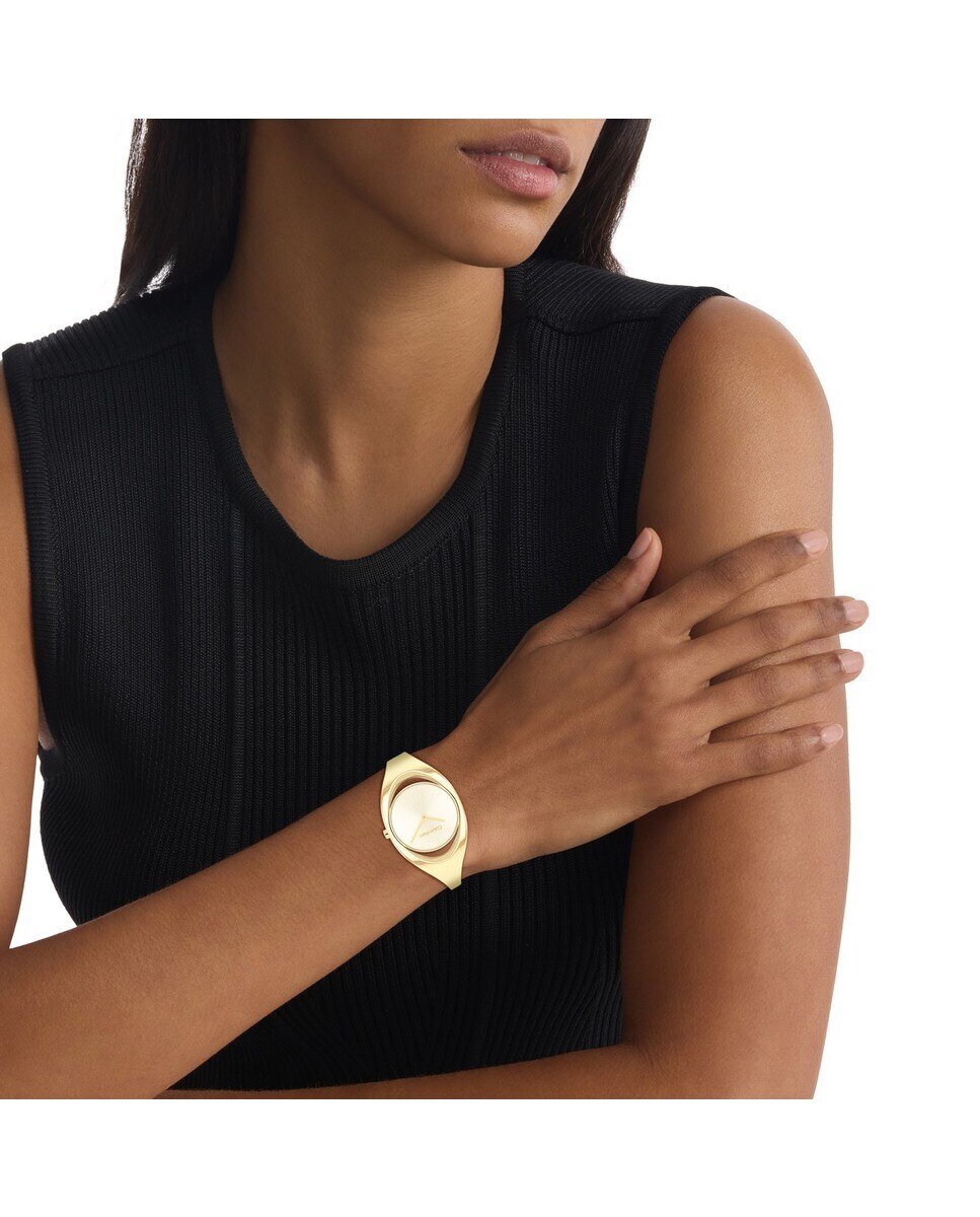 Relógio Senhora Dourado com Bangle S/M 2