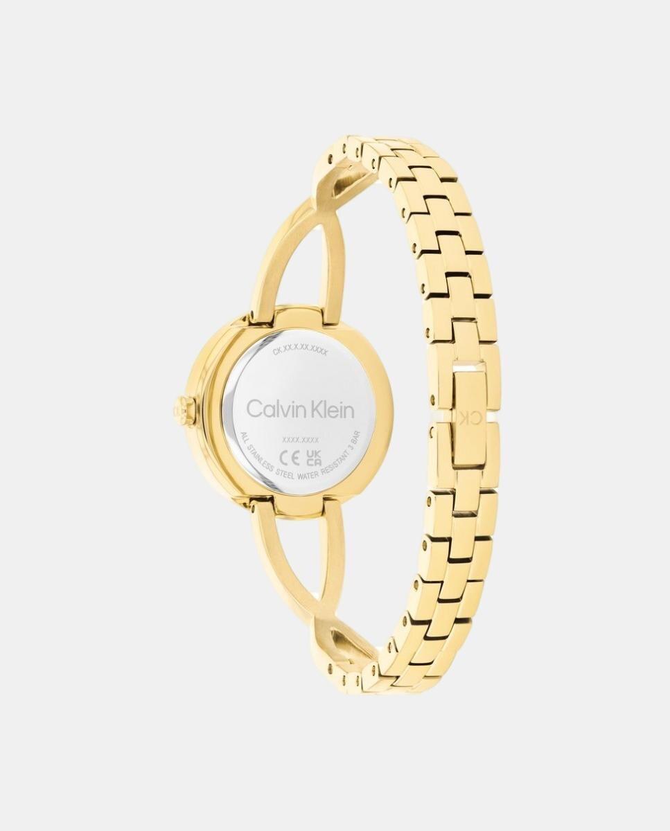 Relógio Sculpted Embrace 25100059 de Aço - Dourado Ouro-3