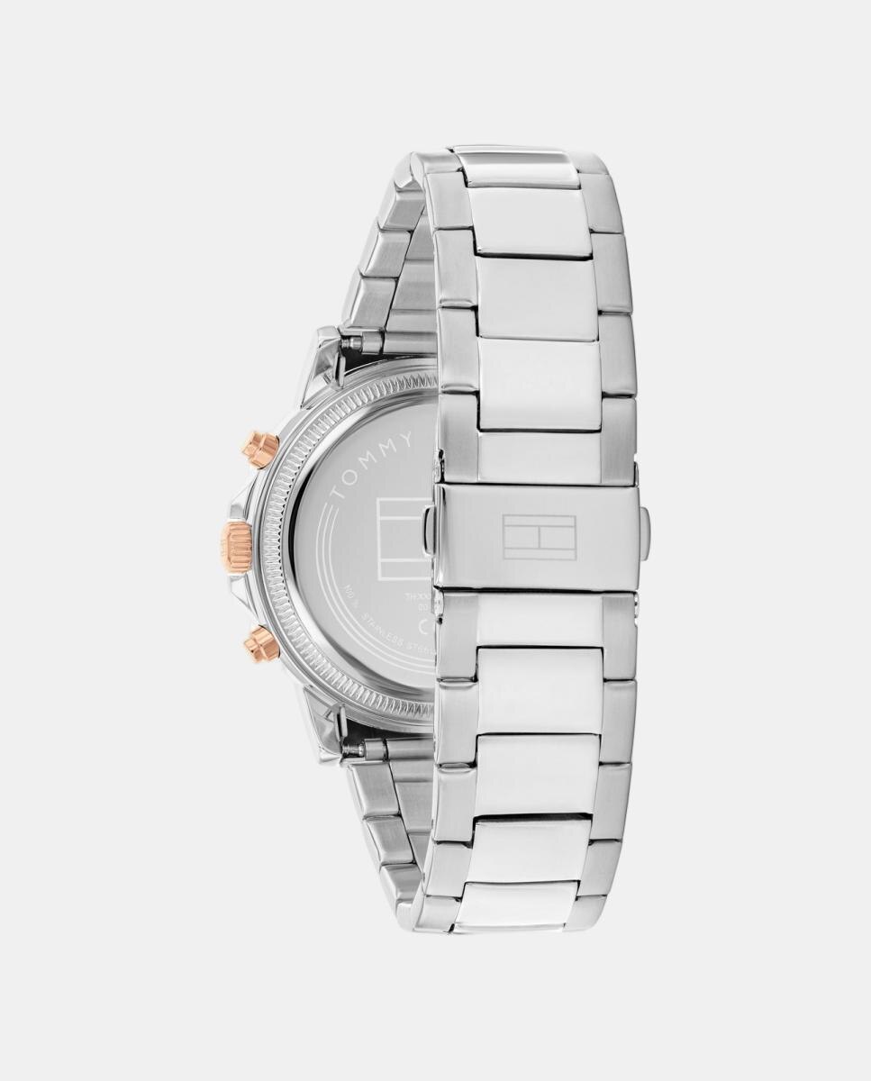 Relógio Multifunções Aço Bicolor 3