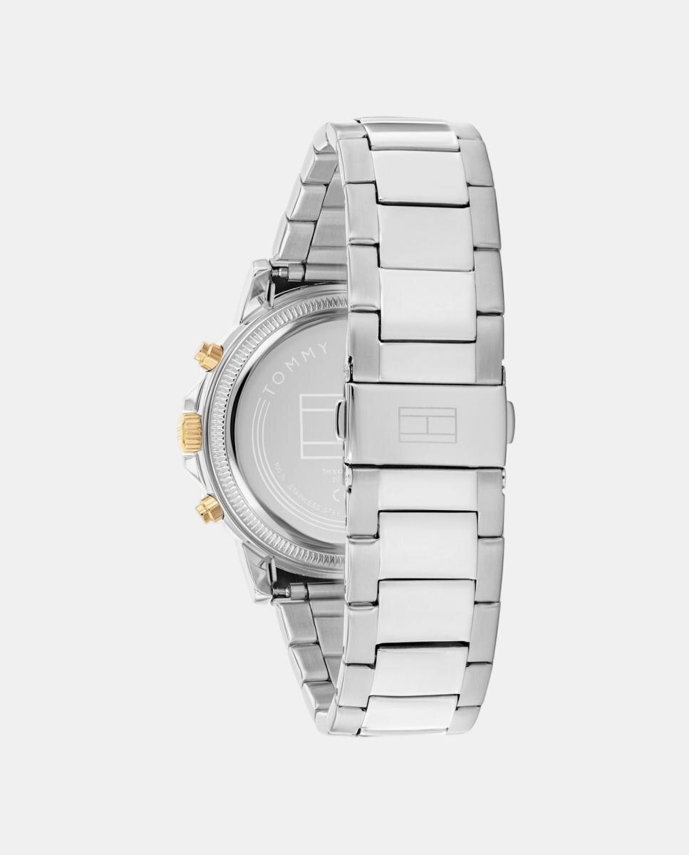 Relógio Multifunções Aço Bicolor 3