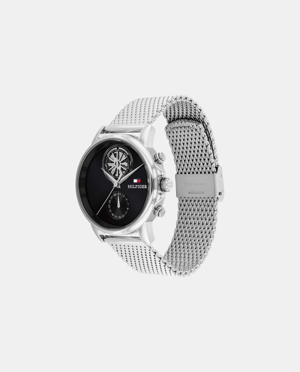 Relógio Multifunções Malha Aço 2