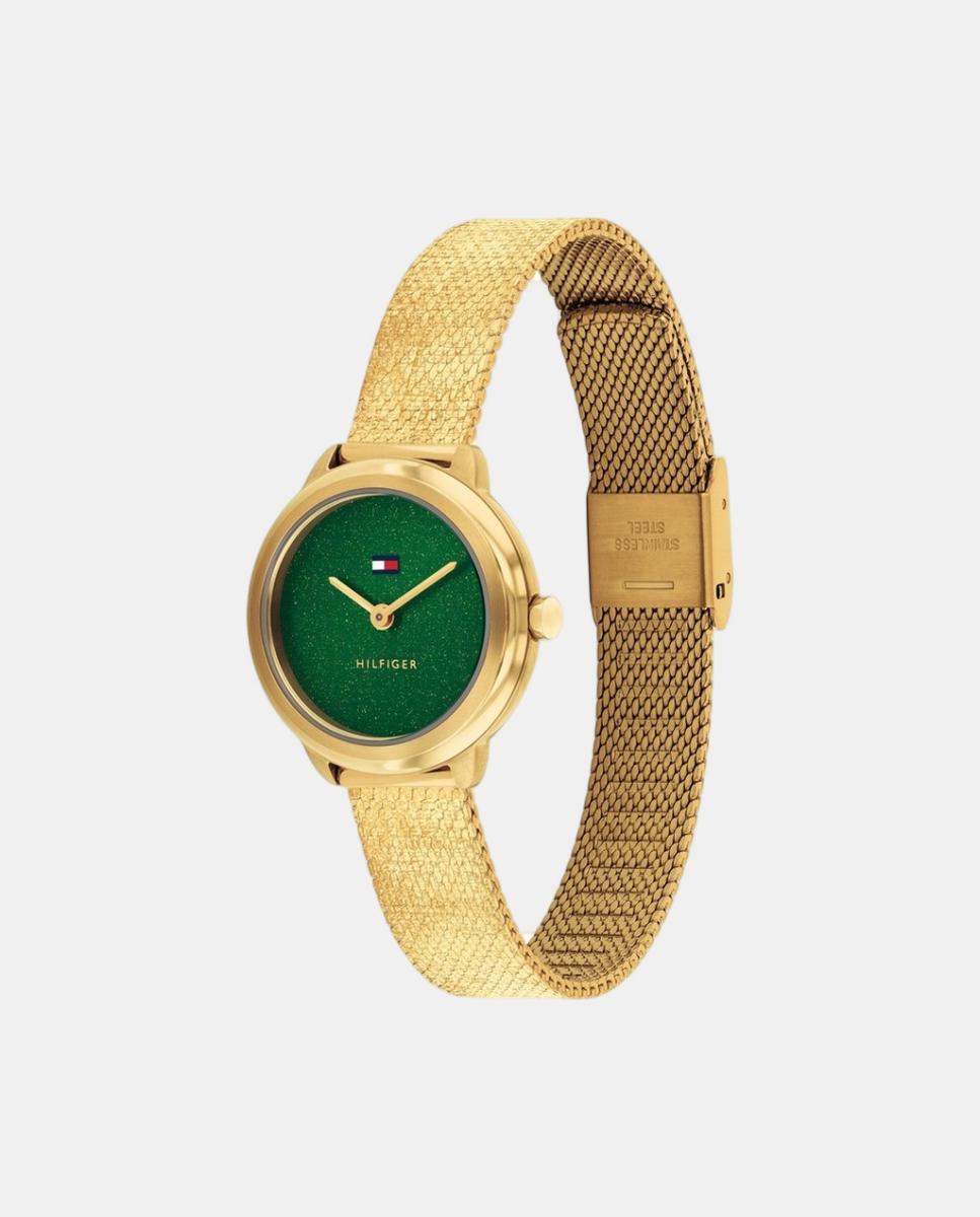 Relógio Aço IP Dourado 2