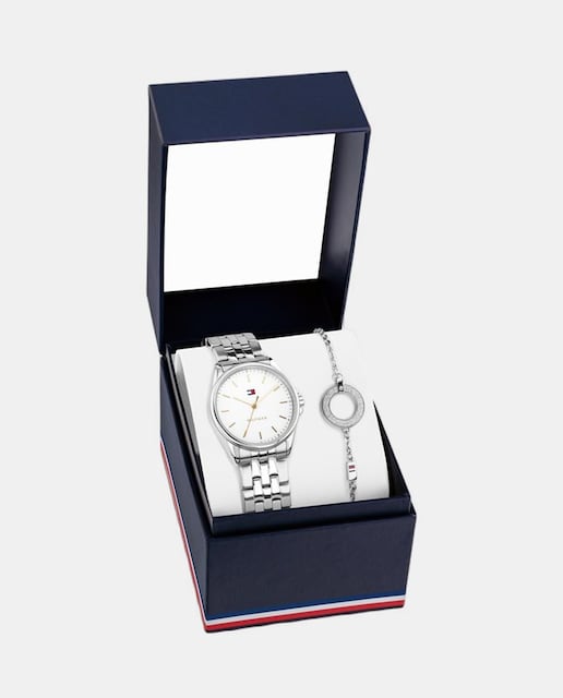 Imagem 0 de Gift Set Relógio e Pulseira Aço