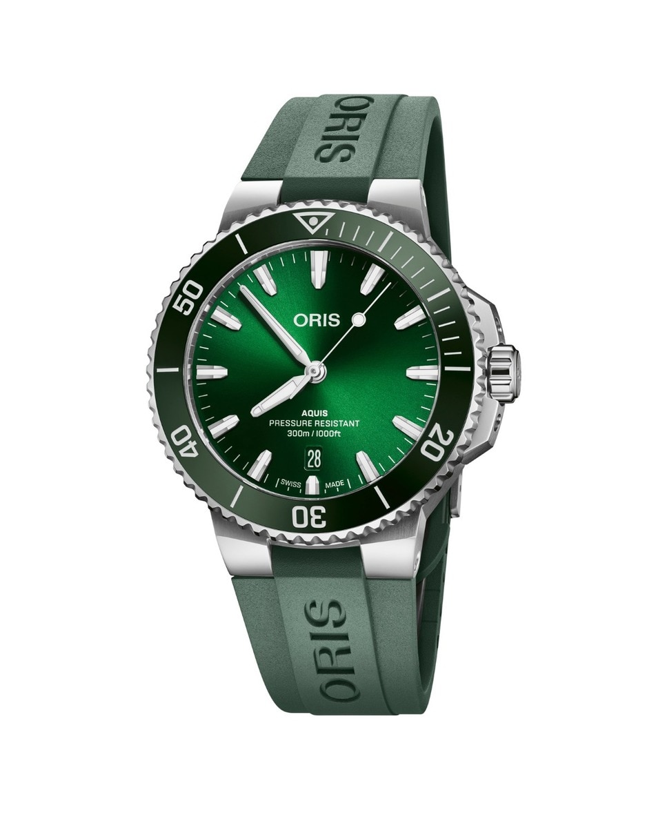 Rélogio Aquis em Aço Verde-1
