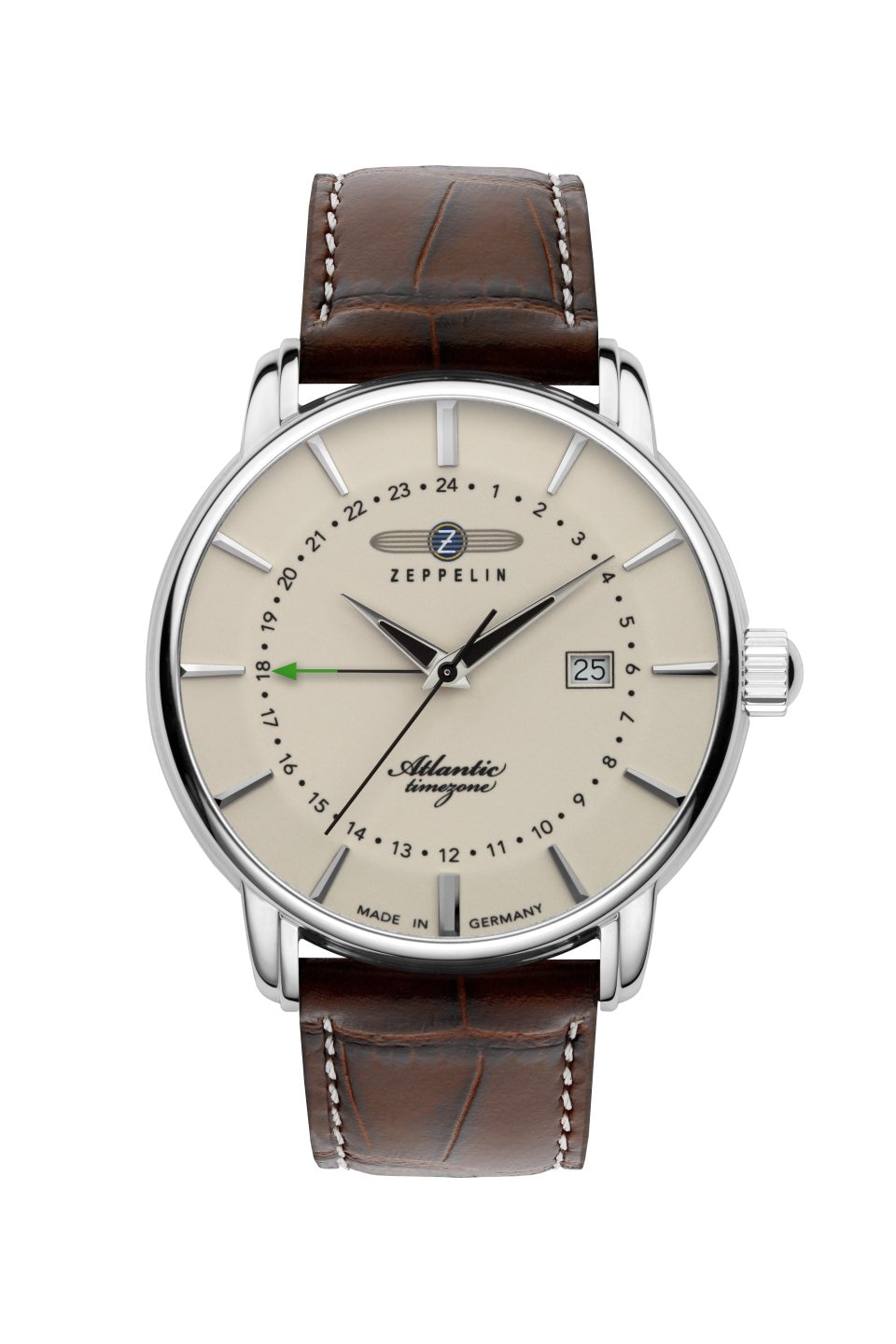 Relógio Atlantic 8442-5 Bracelete Pele Zeppelin 1