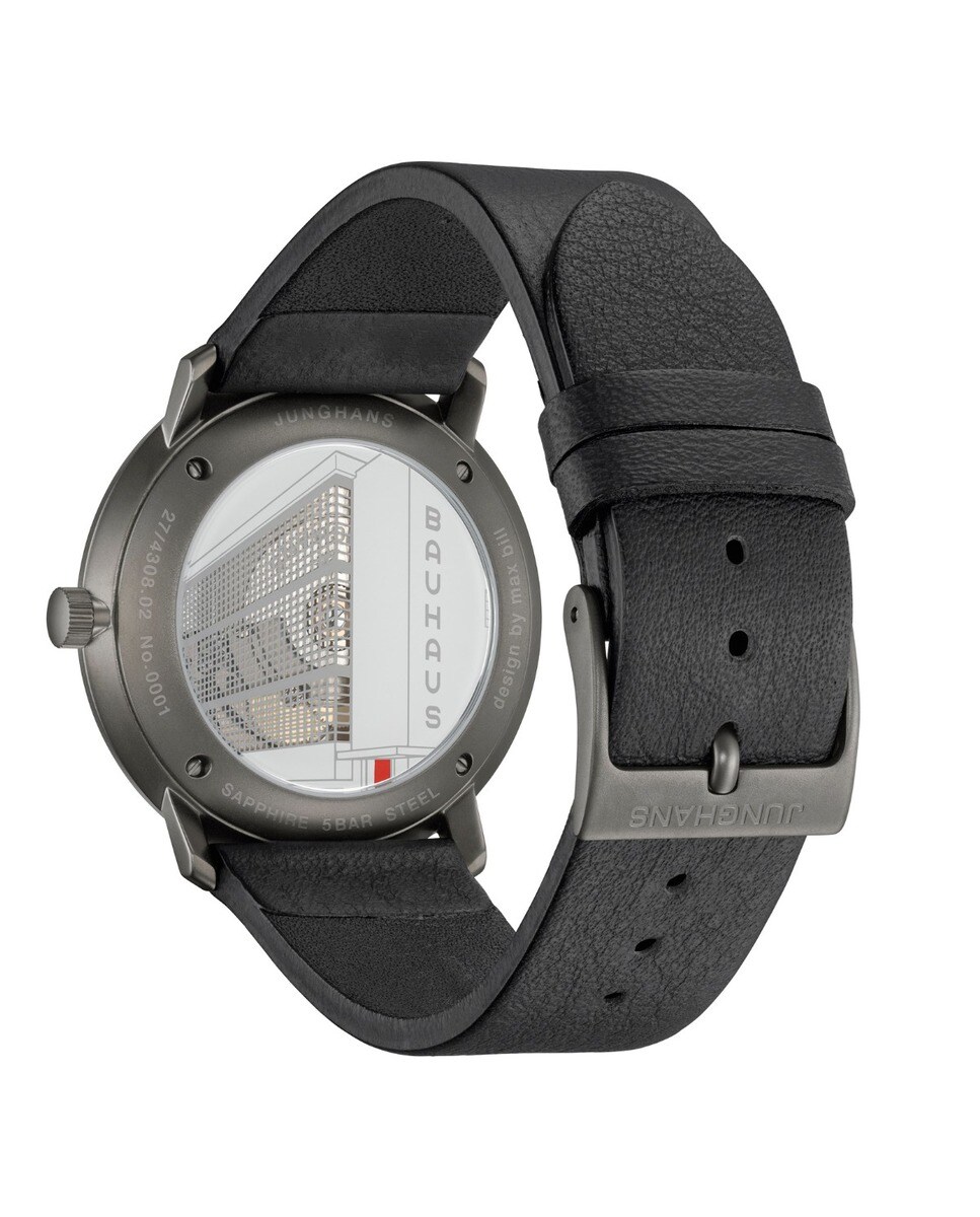 Relógio Max Bill Automatic Bauhaus em Aço 2