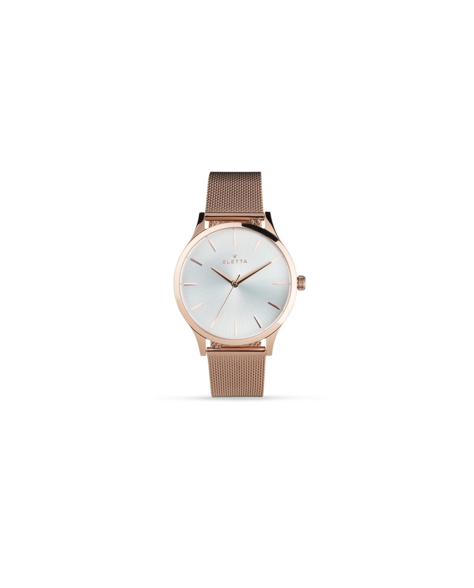 Relógio ELETTA Rosa 41, Branco, Mesh Rosa 1