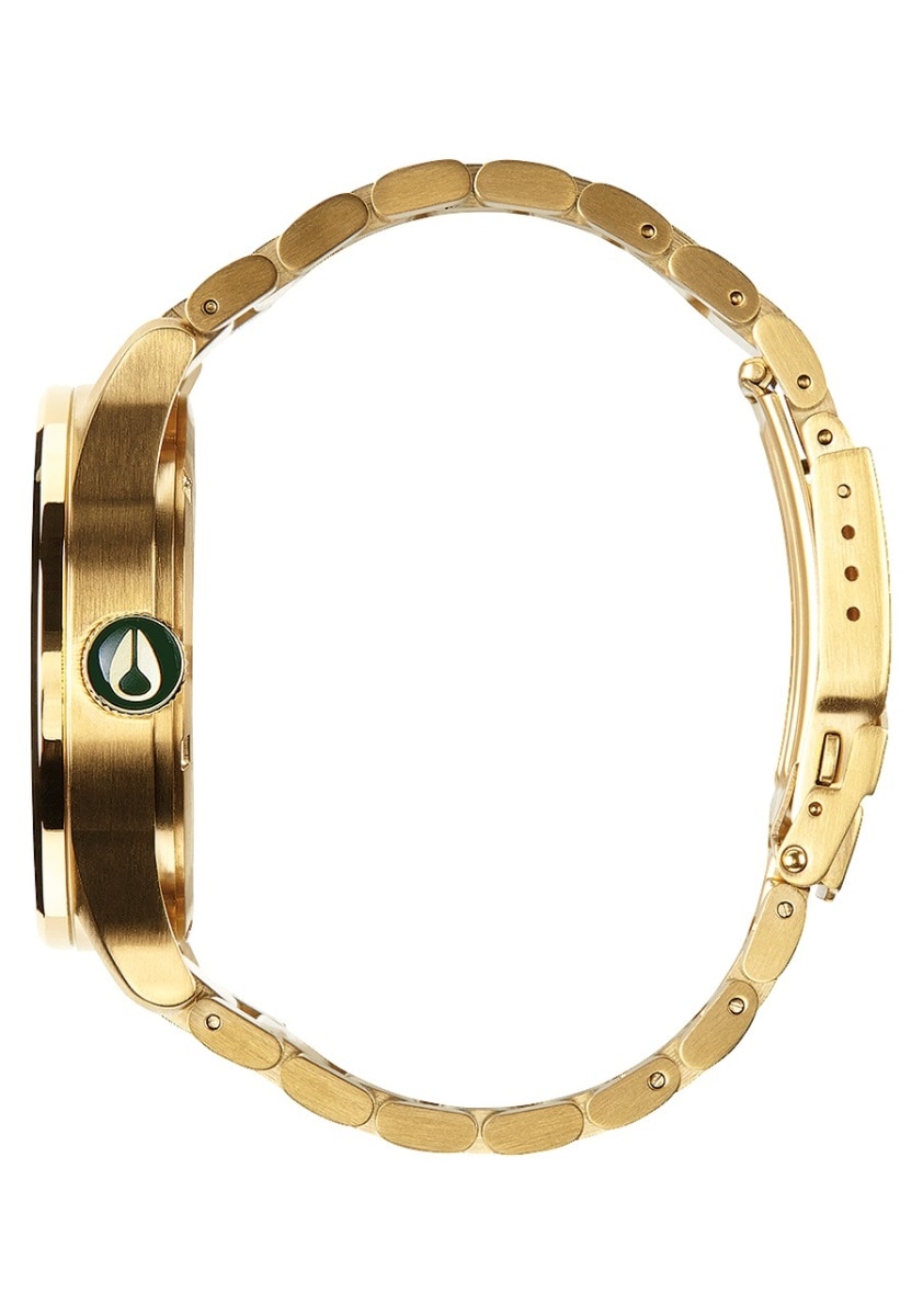 Relógio Nixon Sentry SS Bracelete Aço - Dourado e Verde Verde-2
