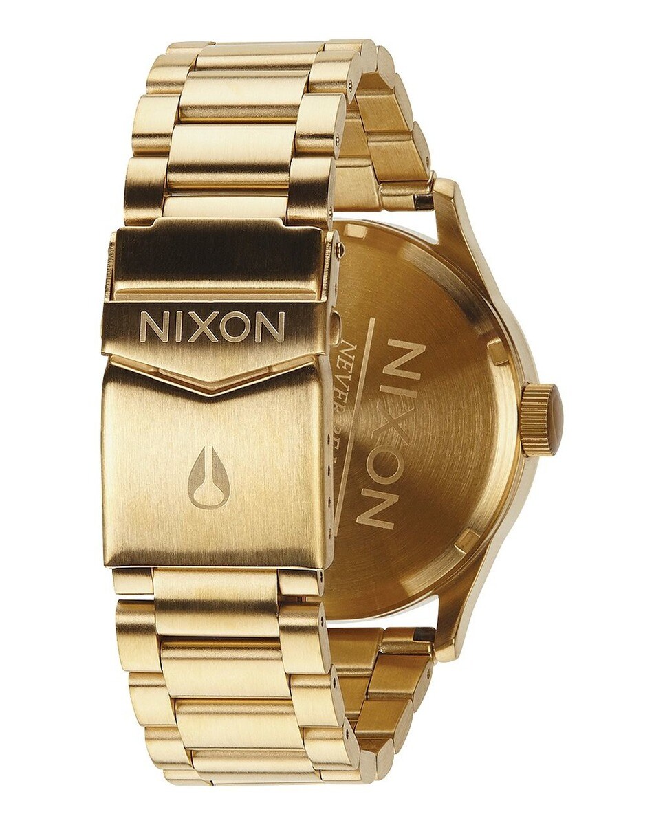 Relógio Nixon Sentry SS Bracelete Aço - Dourado e Preto Ouro-3