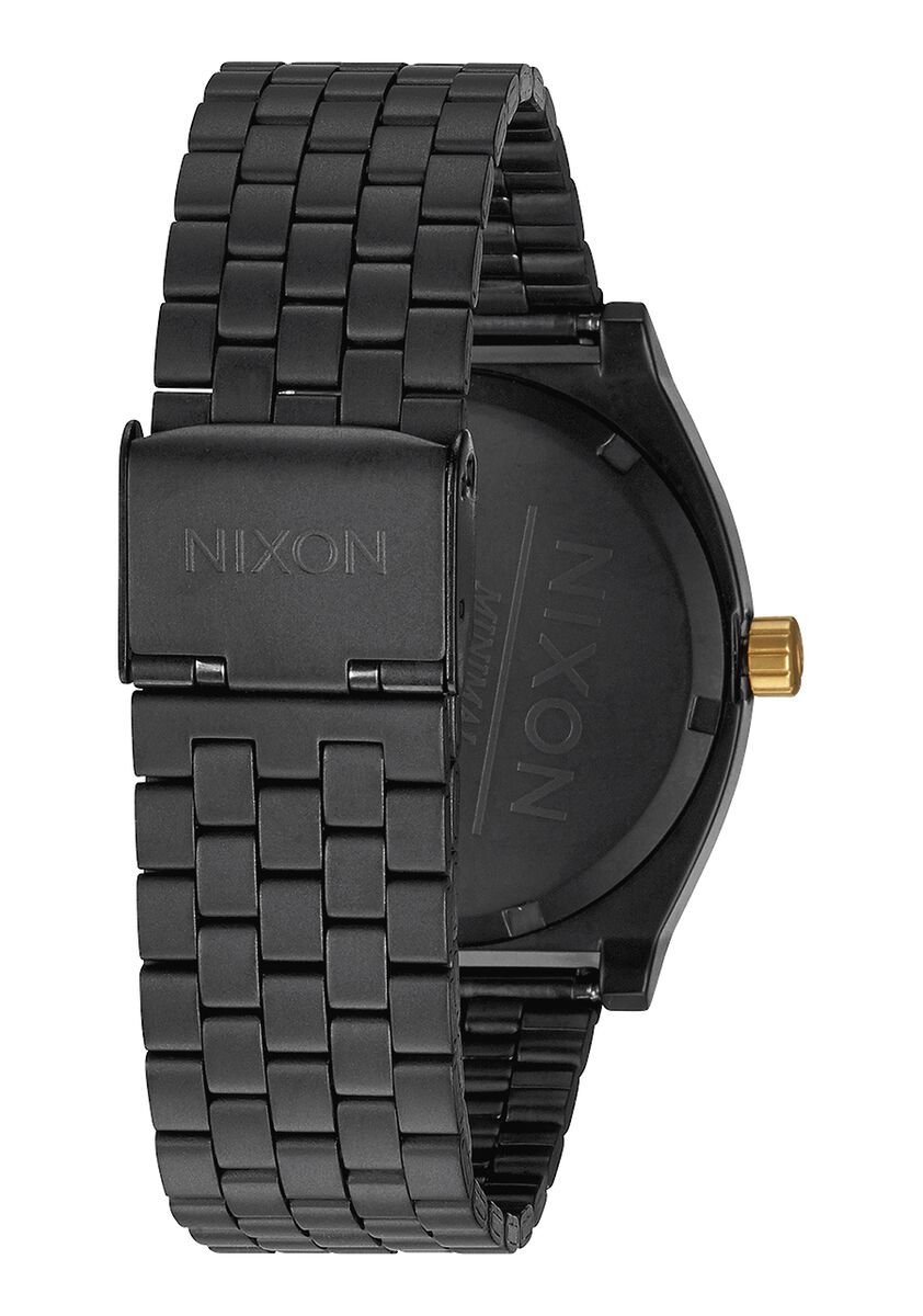 Relógio Nixon Time Teller Bracelete Aço - Preto Preto mate-3