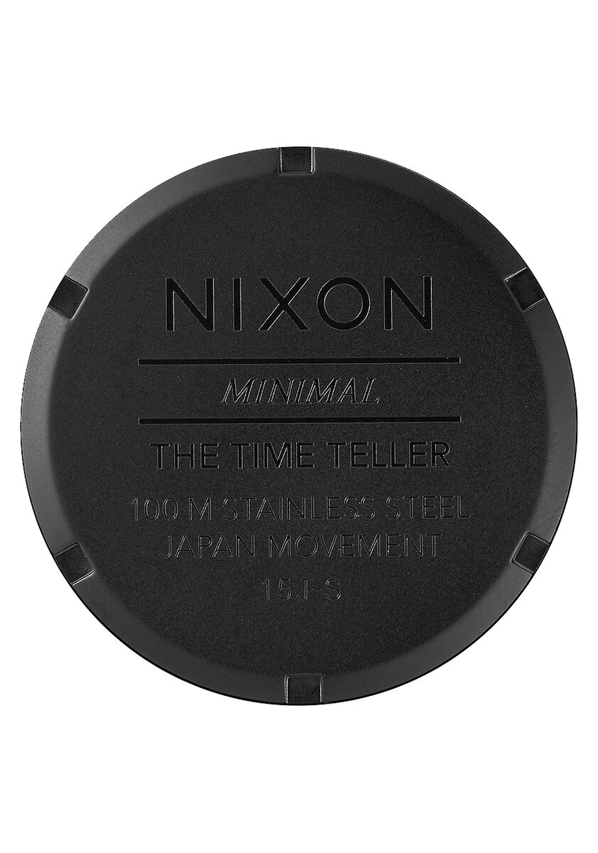 Relógio Nixon Time Teller Bracelete Aço - Preto Preto mate-4