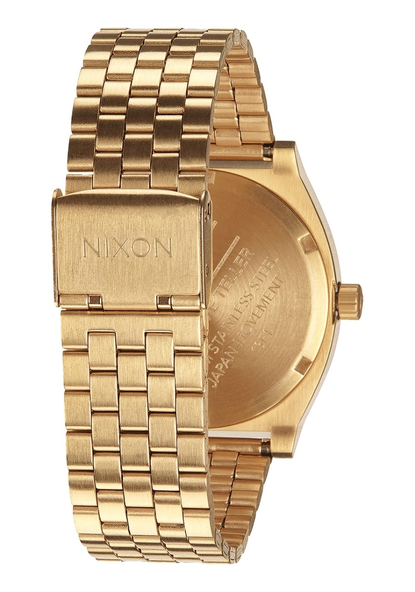 Relógio Nixon Time Teller Bracelete Aço - Dourado Ouro-3