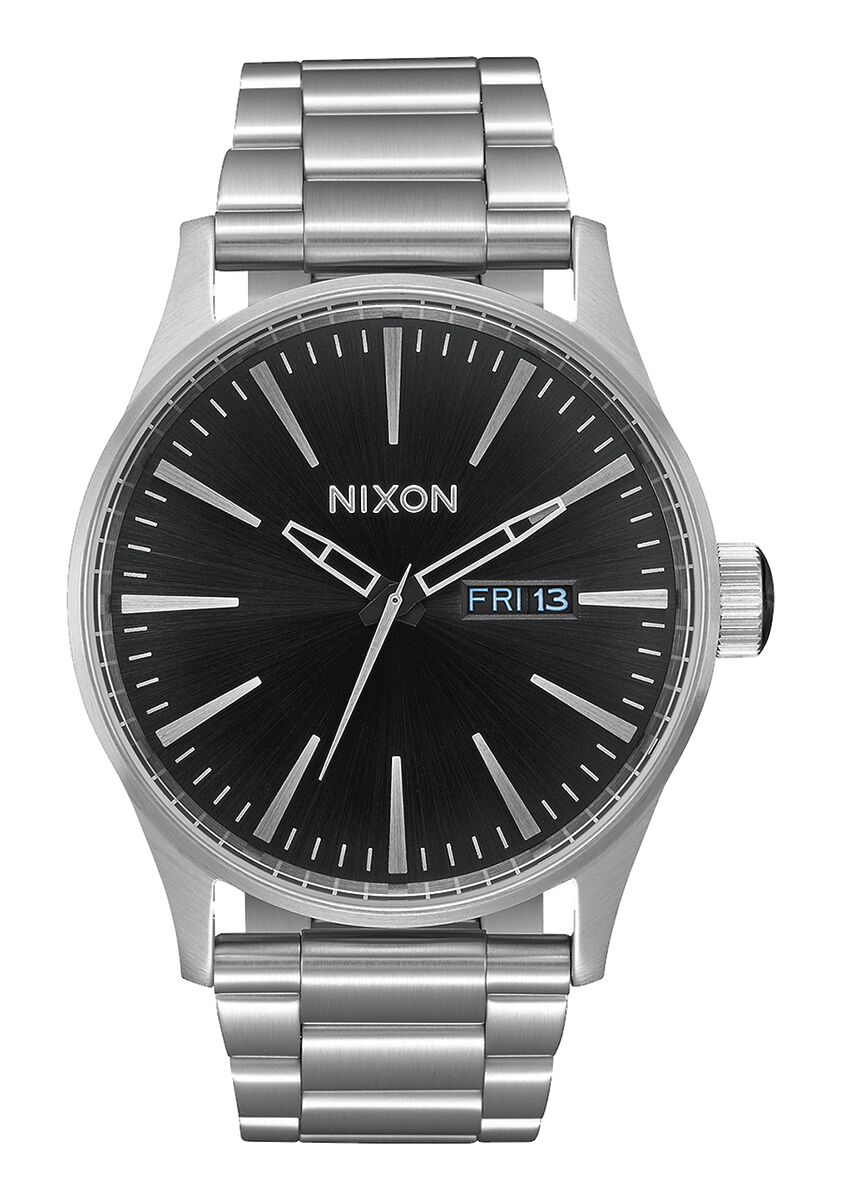 Imagem 0 de Relógio Nixon Sentry SS Bracelete Aço - Prateado e Preto