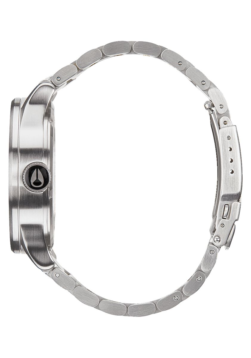 Relógio Nixon Sentry SS Bracelete Aço - Prateado e Preto Silver / Preto-2