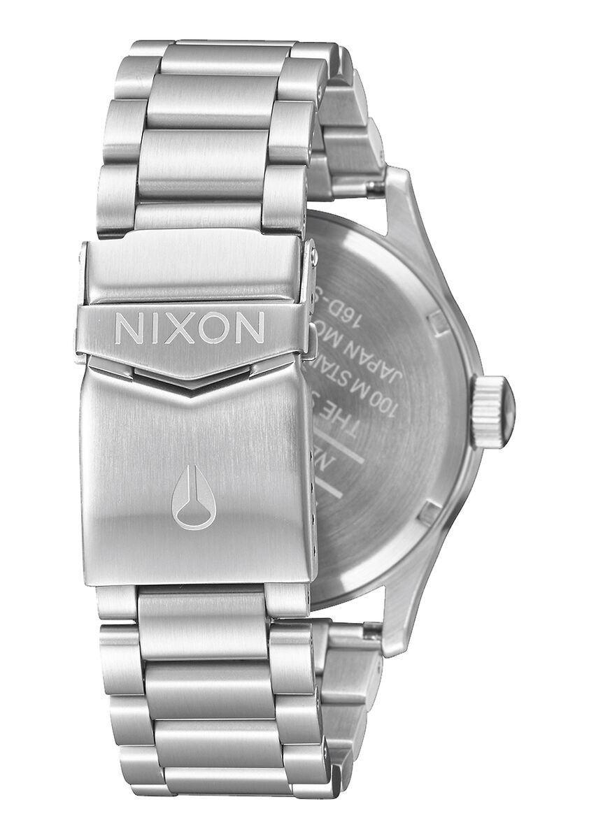 Relógio Nixon Sentry SS Bracelete Aço - Prateado e Preto Silver / Preto-3