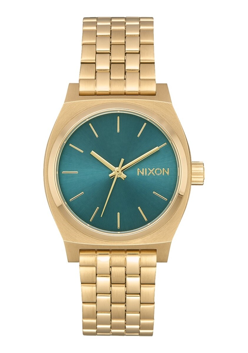 Imagem 0 de Relógio Nixon Medium Time Teller Bracelete Aço - Dourado e Verde