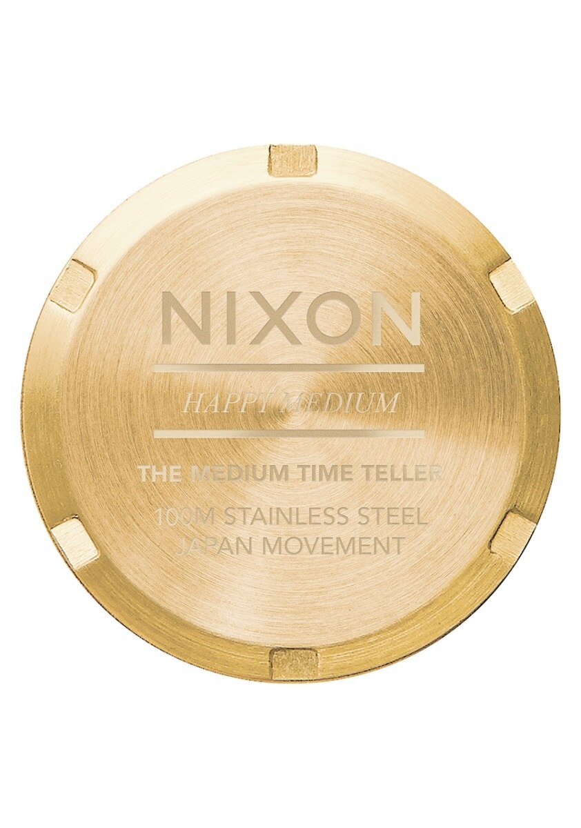 Relógio Nixon Medium Time Teller Bracelete Aço - Dourado e Verde Verde-4