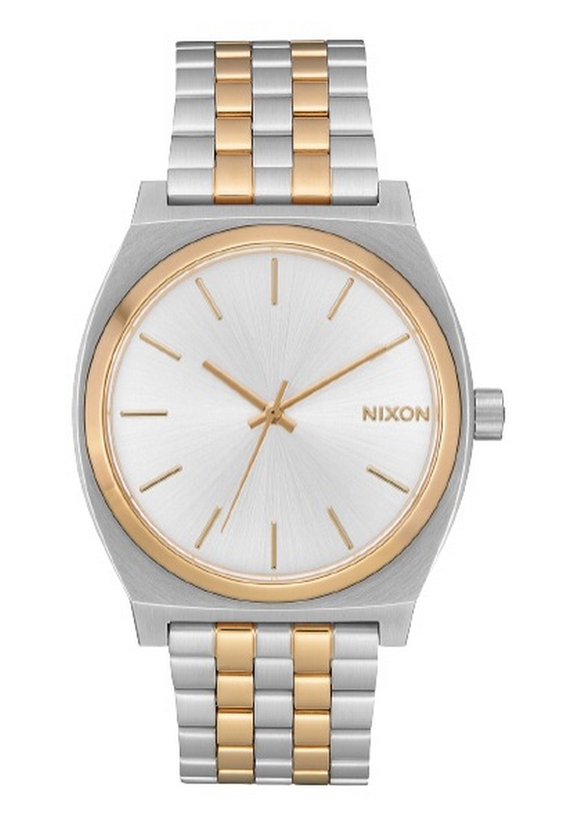 Imagem 0 de Relógio Nixon Time Teller Bracelete Aço - Prateado e Dourado