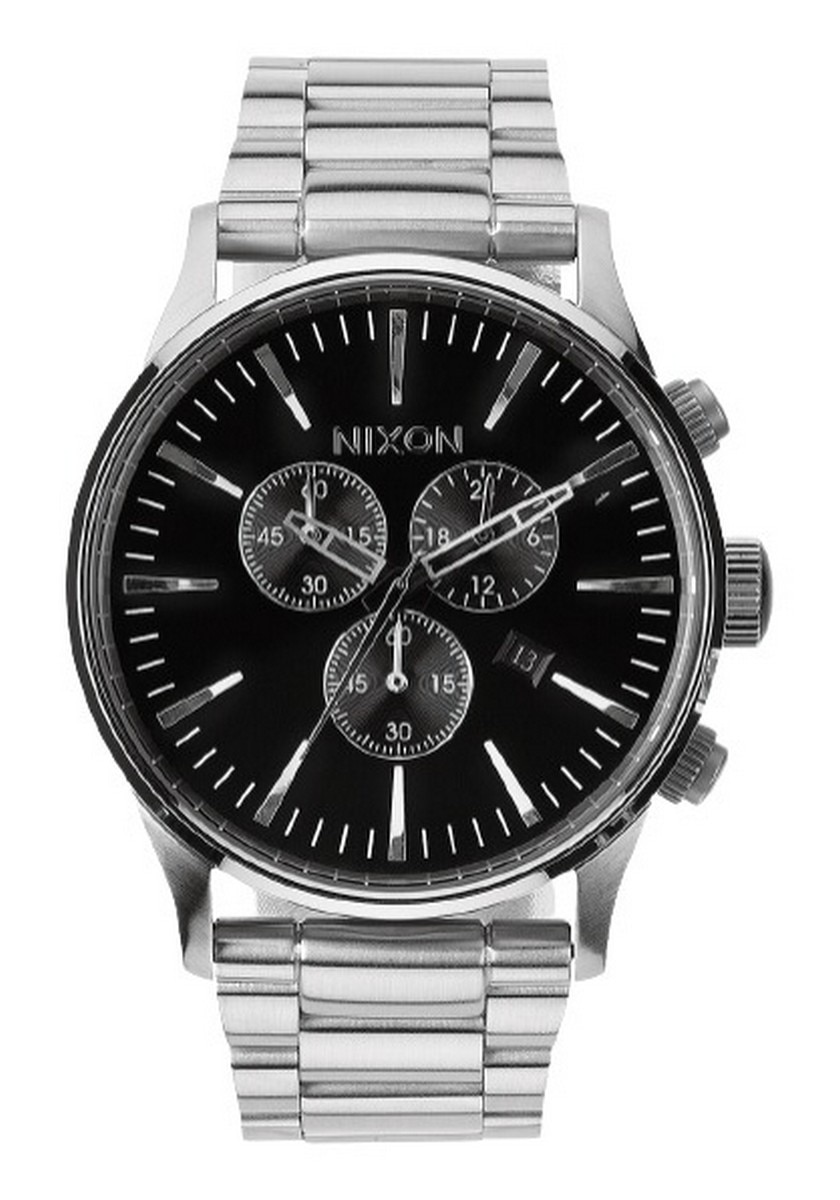 Imagem 0 de Relógio Nixon Sentry Chrono Bracelete Aço - Prateado