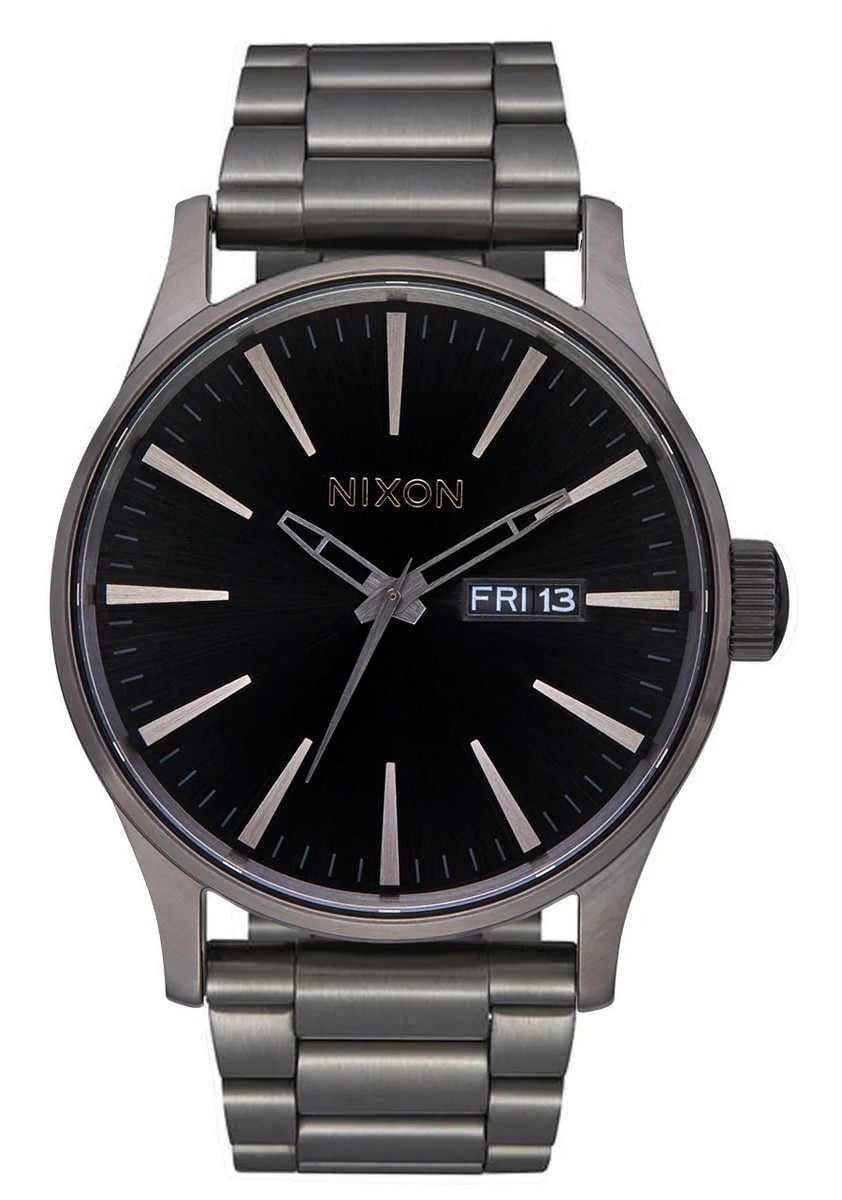 Imagem 0 de Relógio Sentry Stainless Steel Gunmetal / Black Sunray Nixon
