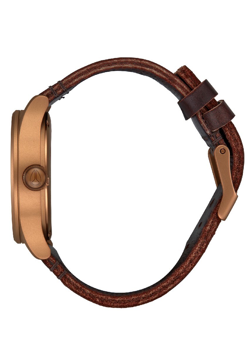Relógio Sentry Leather- Bronze/Preto Bronze-3