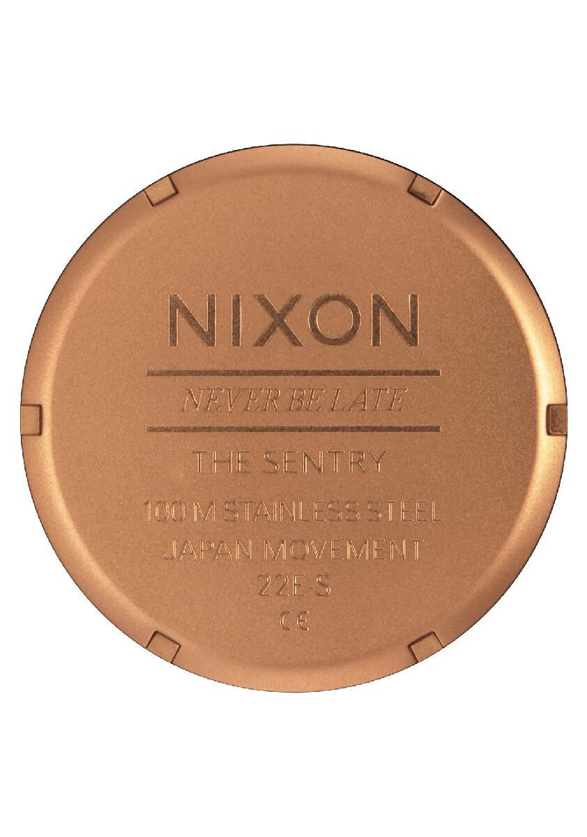 Relógio Sentry Leather- Bronze/Preto Bronze-4