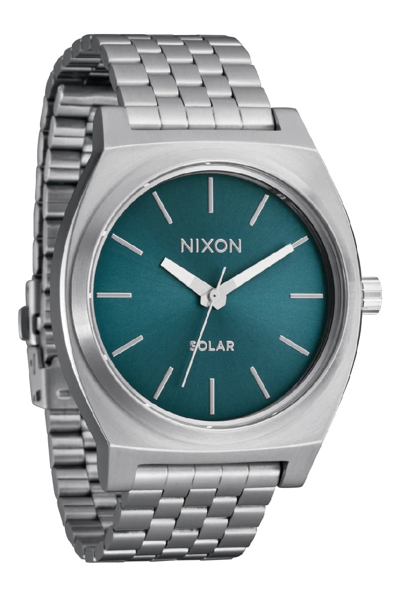 Relógio Time Teller Solar - Silver/ Azul Silver-2