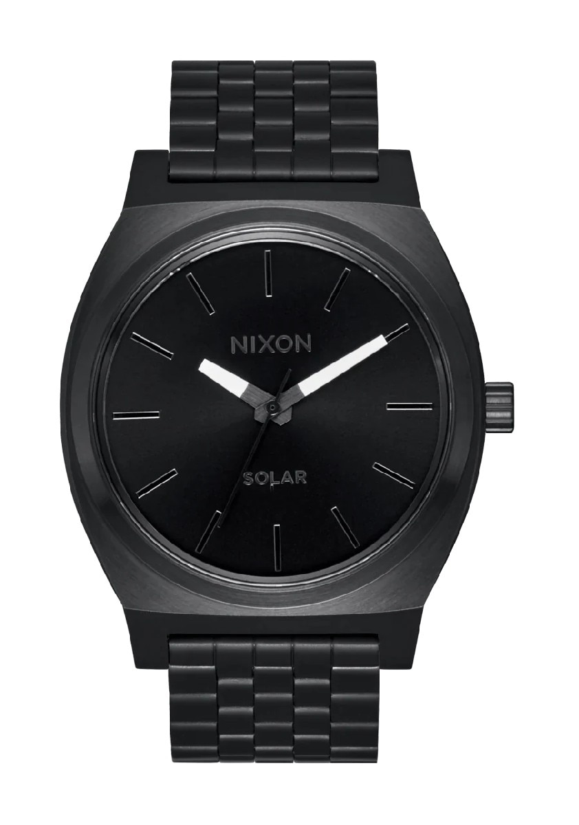 Relógio Time Teller Solar - All Black/White Black-1