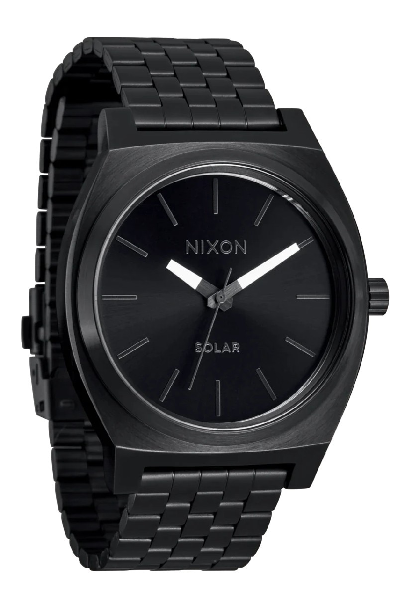 Relógio Time Teller Solar - All Black/White Black-2