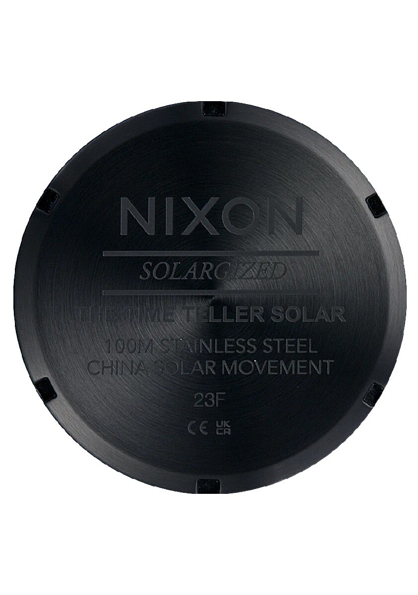 Relógio Time Teller Solar - All Black/White Black-5