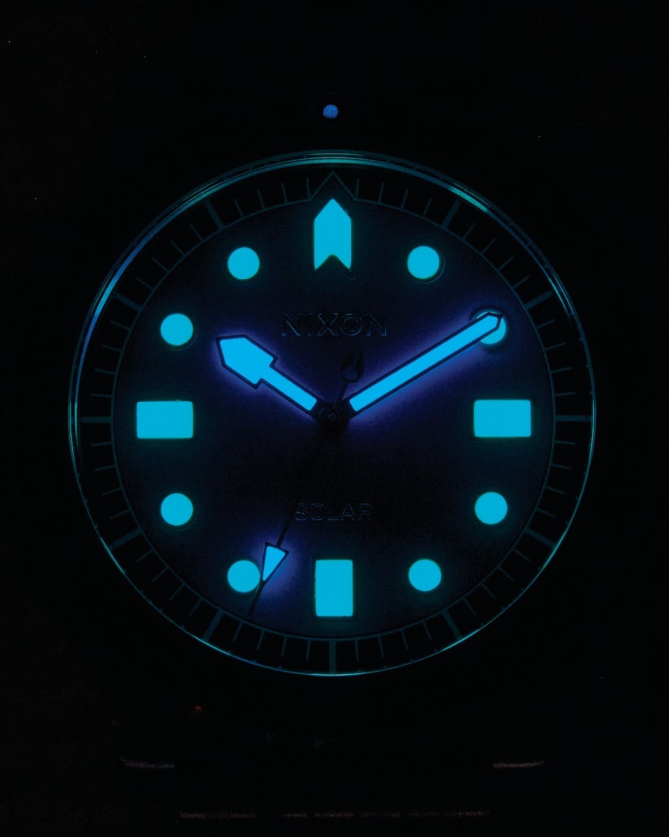 Relógio Nixon Stinger 44 Bracelete Aço - Prateado/Jade/Branco Prateado-6
