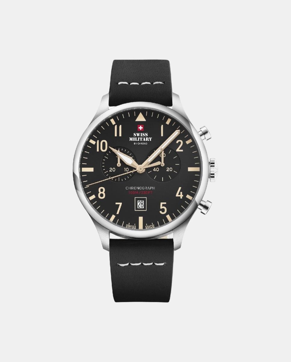 Relógio Swiss Military Chronograph SM34098.08 Preto-1