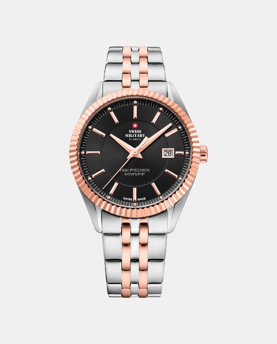 Relógio Swiss Military Elegant Quartz SM34065.06 Preto-1
