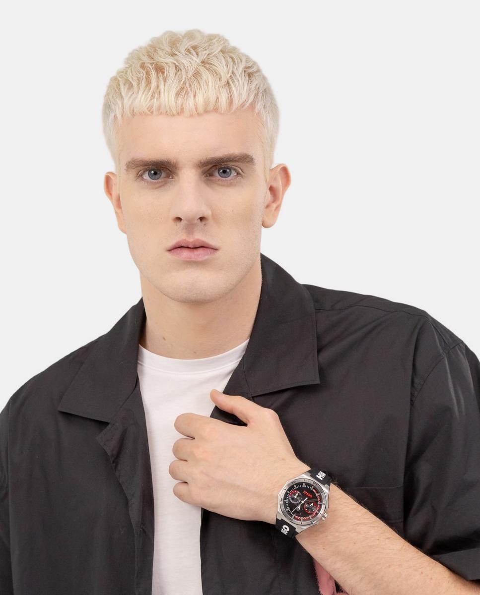 Relógio Grail Sport 1530397 Multifunções de Silicone - Preto Preto-6