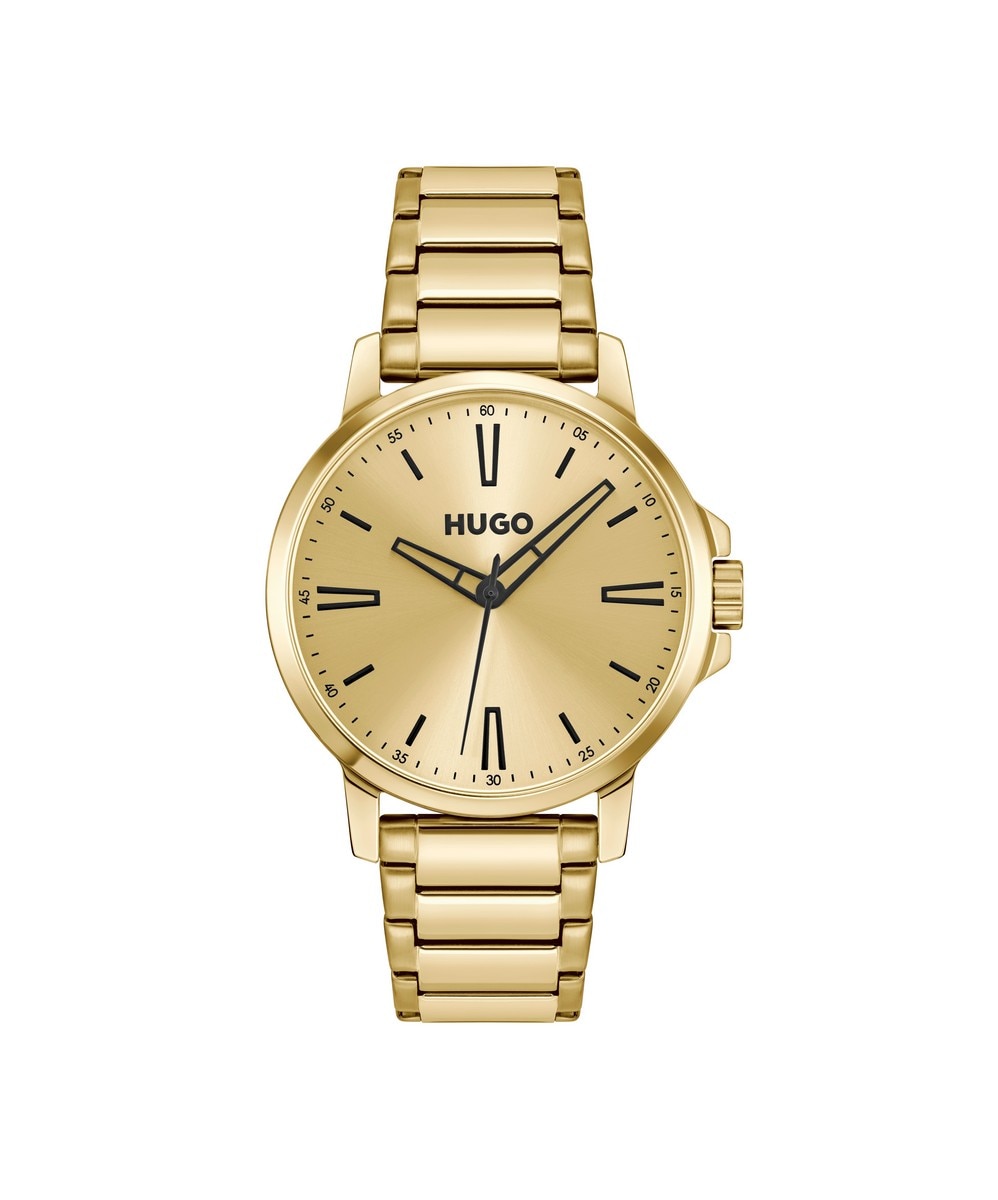 Relógio Aço Smooth Gold 1