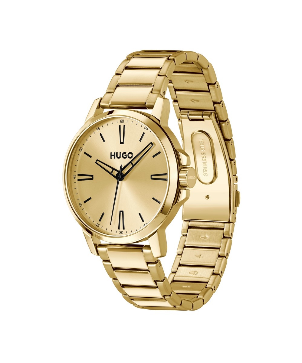 Relógio Aço Smooth Gold 2