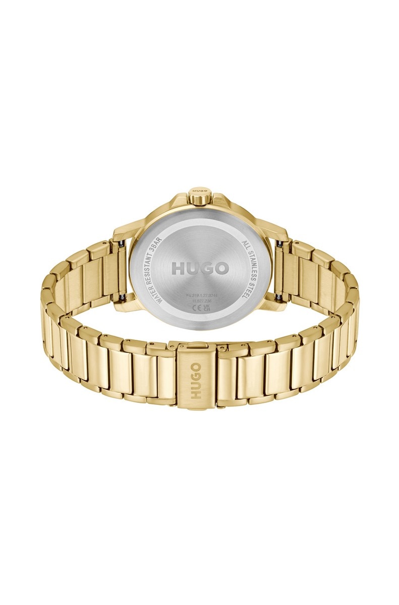 Relógio Aço Smooth Gold 3