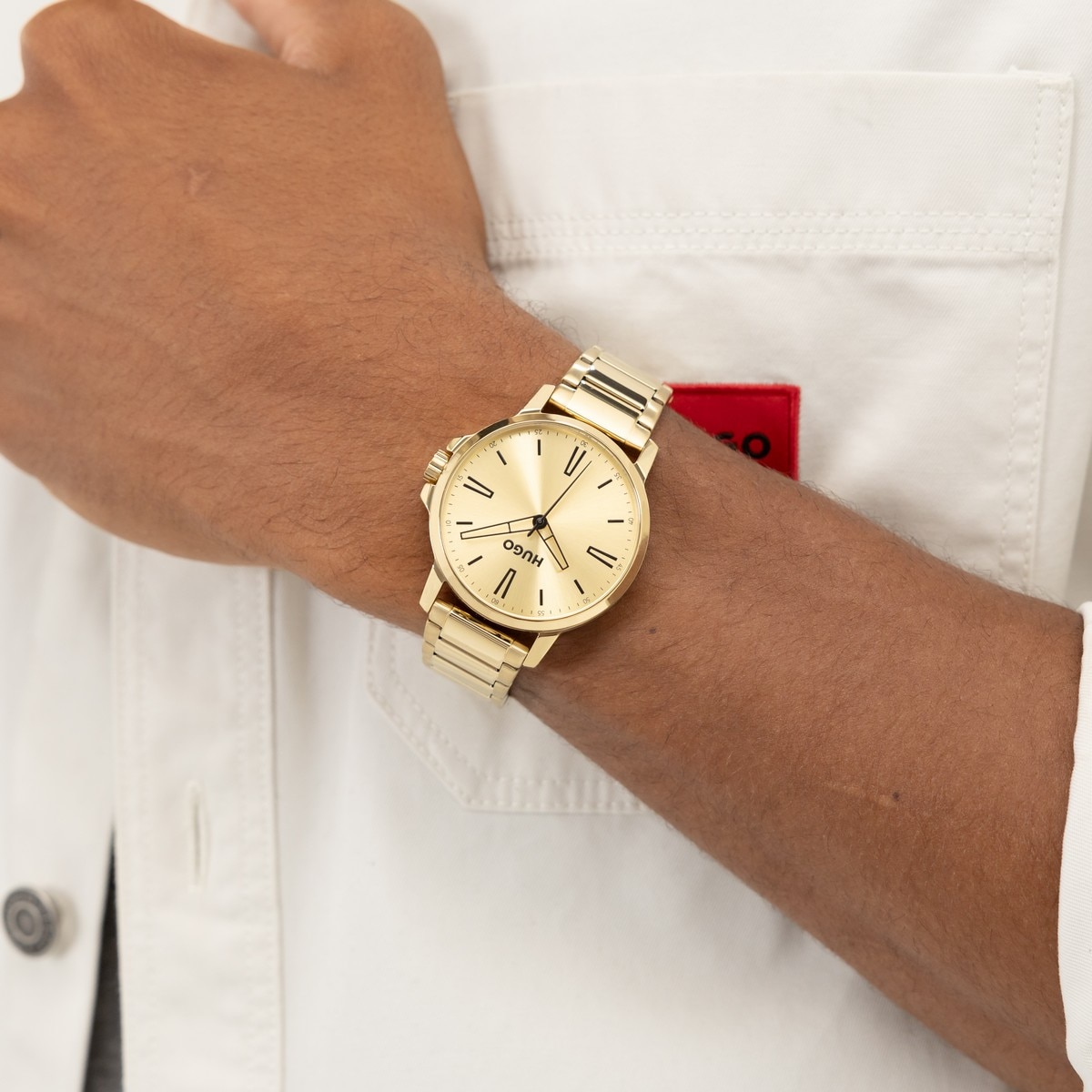 Relógio Aço Smooth Gold 5
