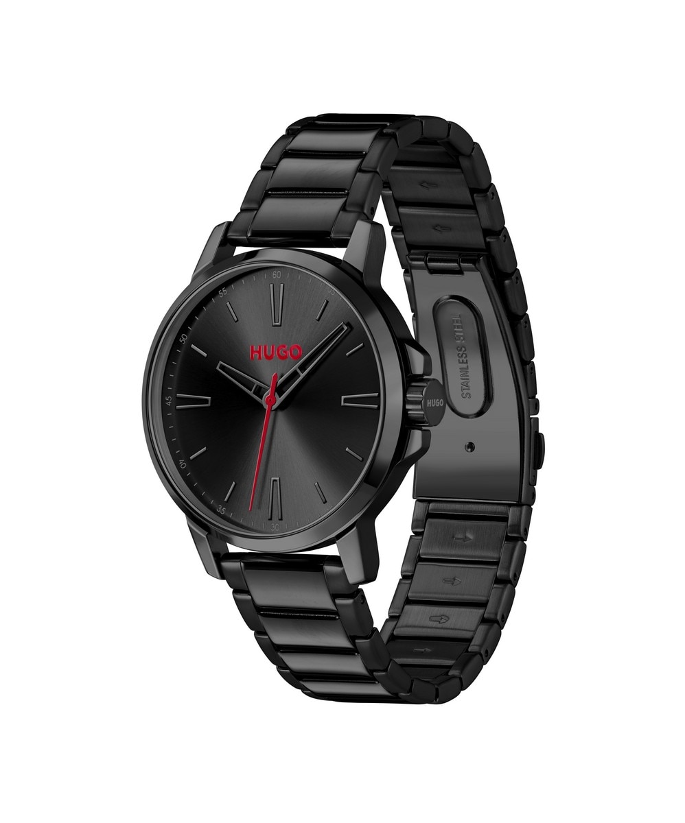 Relógio Aço Smooth Black 1