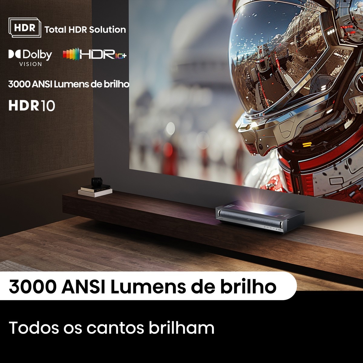 Projetor Cinema Laser 4K PX3-PRO de 80" a 150" 7