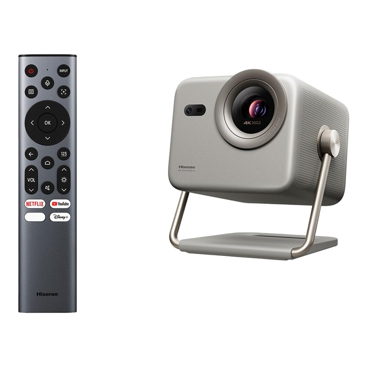 Projetor Laser Cinema Hisene M2 Pro, UHD 4K, de 65" a 200" Cinzento-3