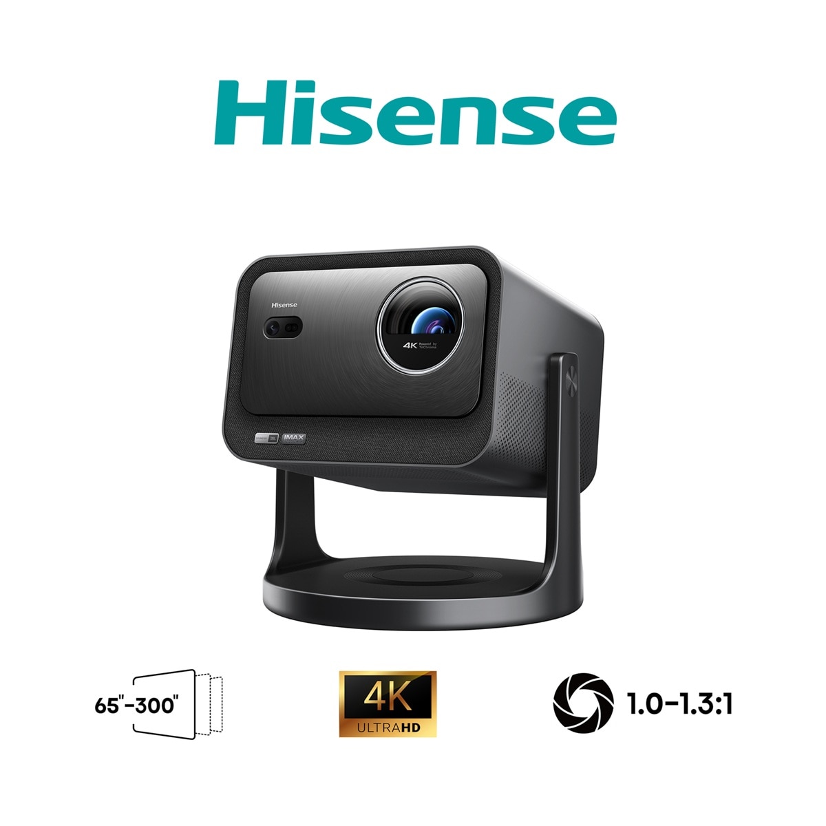 Imagem 0 de Projetor Laser Cinema Hisense C3, Tiro Longo, UHD 4K, de 65" a 300", Tricroma