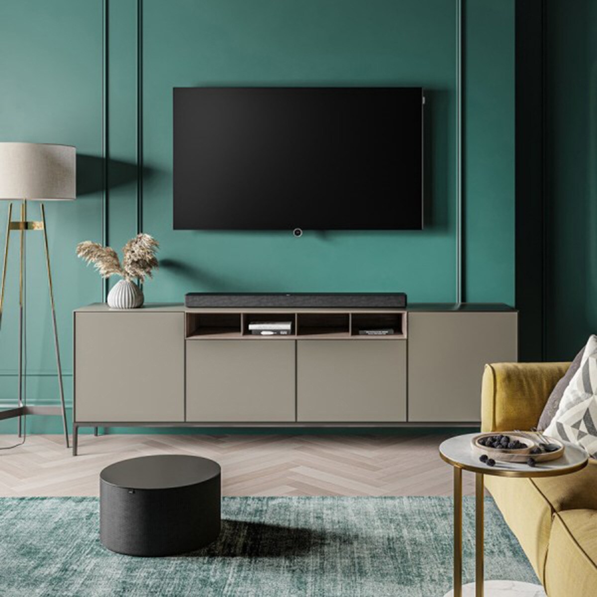 Barra de Som Loewe Klang bar5 MR + SUB5, Dolby Atmos Cinzento-7