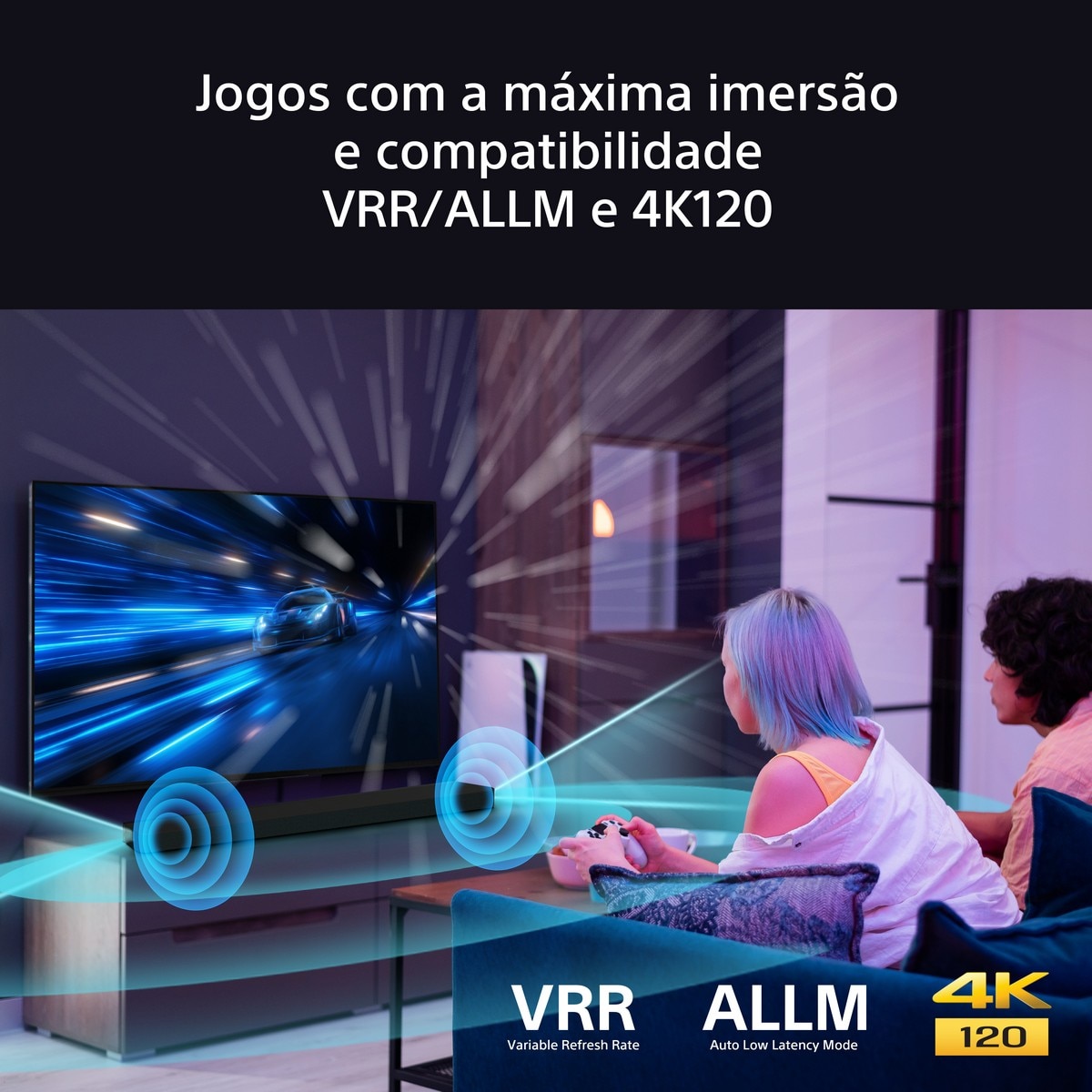 Barra de Som BRAVIA Theatre Bar 8 Sony HT-A8000 Preto-5