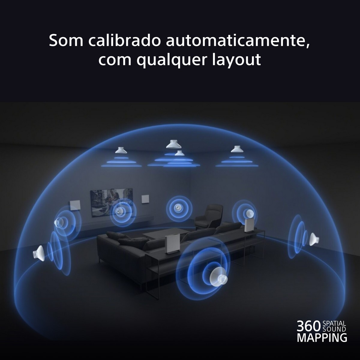 Home Cinema Sony BRAVIA Theatre Quad, 16 canais, Dolby Atmos, Wi-Fi, Bluetooth, 360 Spatial Sound Mapping Cinzento-4