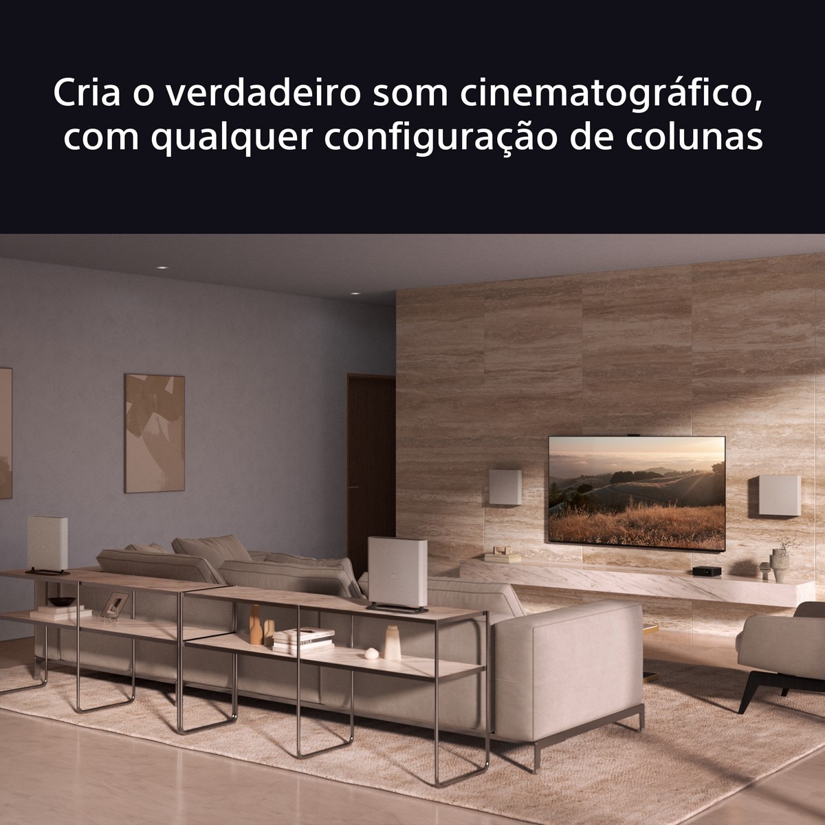 Home Cinema Sony BRAVIA Theatre Quad, 16 canais, Dolby Atmos, Wi-Fi, Bluetooth, 360 Spatial Sound Mapping Cinzento-5